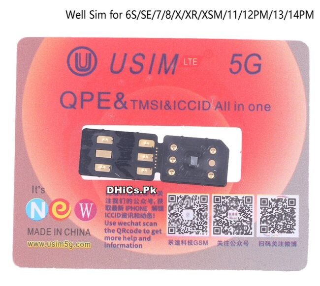 U-SIM Ultra 5G Orange Double Unlocking Card For IP6s-IP14PM Series U-SIM 5G Pro Unlock SIM Card