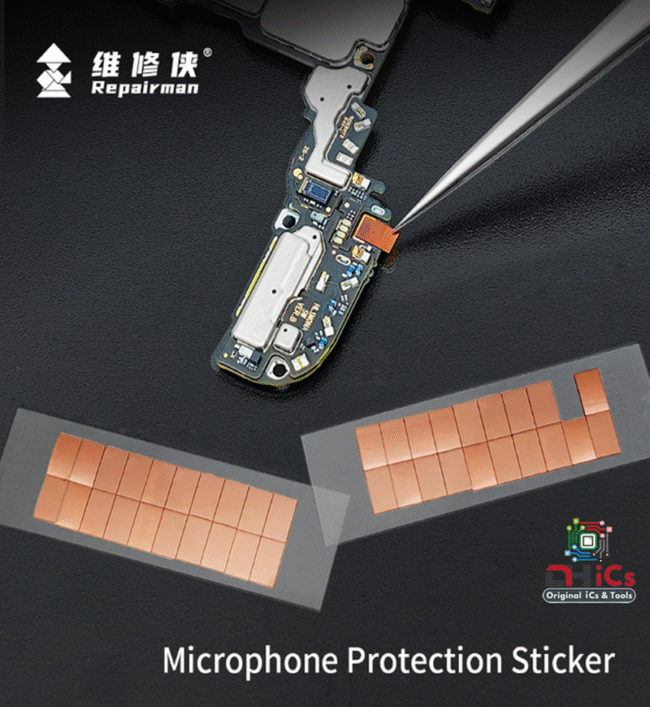 Repairman Mic Protection Sticker 100 pcs/pack