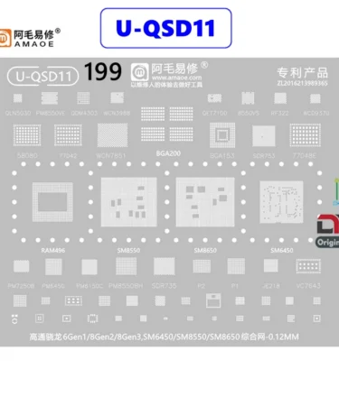U-QSD11 Stencil SM8550 SM8650 SM6450 RAM496