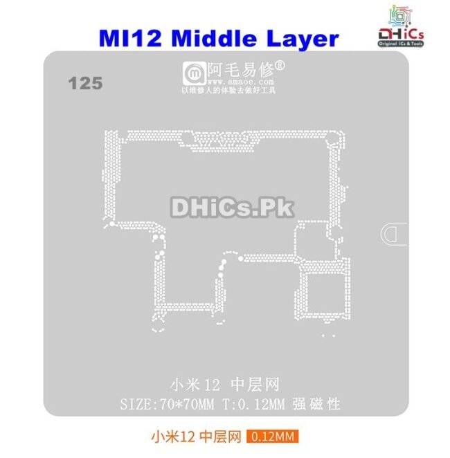 MI12 Middle Layer Stencil