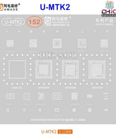 U-MTK2 Stencil For MTK CPU MT6595W, 6795W, 6797W