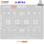U-MTK4 Stencil For MTK CPU MT6761V, 6762V, 6765V, 6768V, 6769V, 6771V, 6779V
