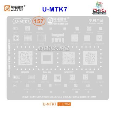 U-MTK7 Stencil For MTK CPU MT6895Z, 6983Z, 6785V