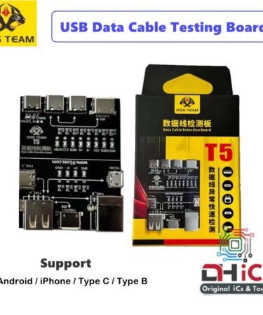 Data Cable Detection Board For Android, iPhone, Type C, USB Type B, Type C  OSS TEAM T5