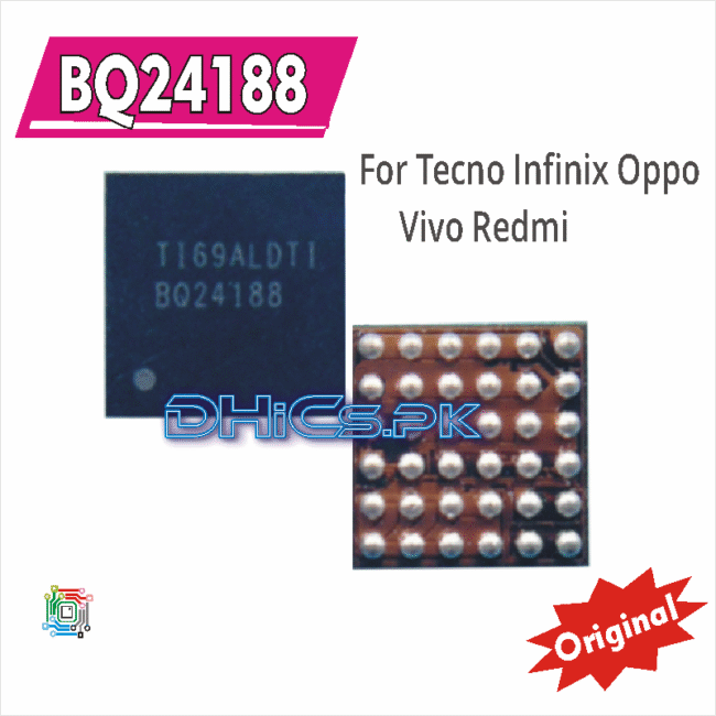 BQ24188 100% Original Charging iC Chip For Tecno Infinix Oppo A33 Vivo Redmi Leco Mobile Phones