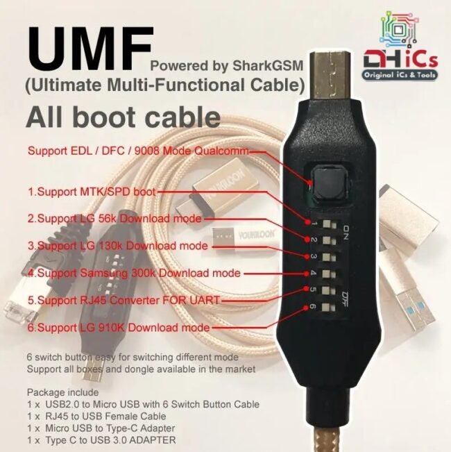 UMF Pro UItimate All Boot Cable YOUKILOON QLM Huawei MTK Etc - Image 4