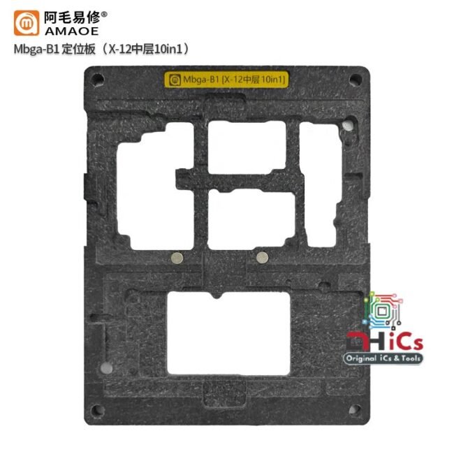 iPhone X-12 10 in 1 Middle Layer Magnetic Reballing Fixture MBGA B1 - Image 3