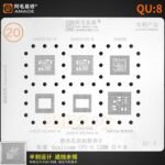 AMAOE QU8 Stencil For Qualcomm CPU SM8250, SM8350, SDM439 CPU RAM