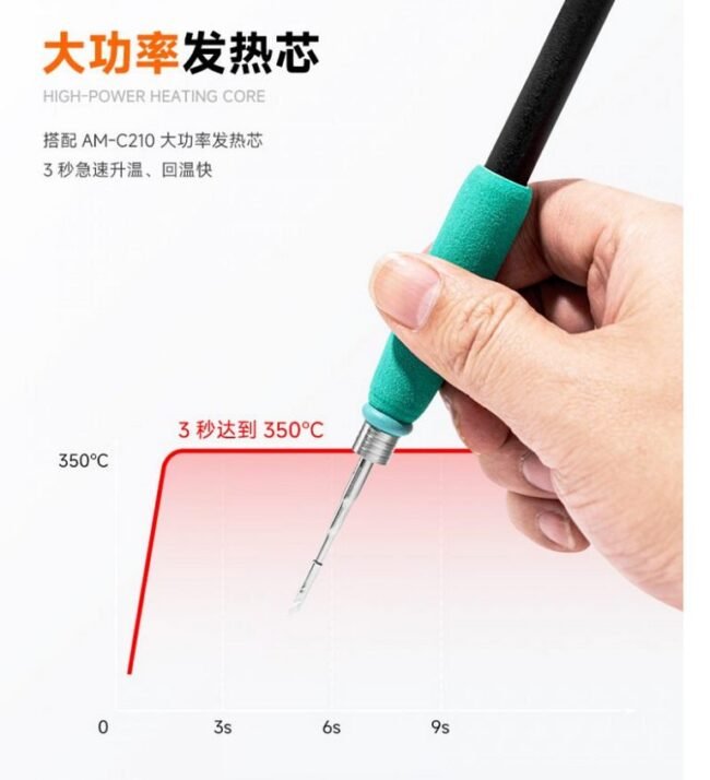 C210B Amaoe Soldering Iron 120W - Image 4