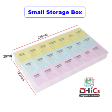 Small Parts Storage Box 21 Compartments