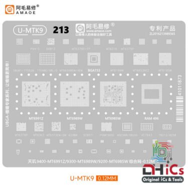 AMAOE U-MTK9 Stencil For MTK CPU MT6991Z, MT6989W, MT6985W