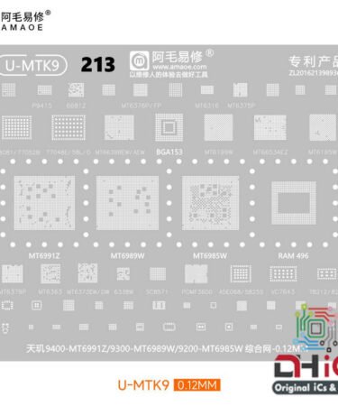 AMAOE U-MTK9 Stencil For MTK CPU MT6991Z, MT6989W, MT6985W