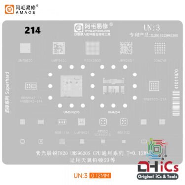 AMAOE UN3 Stencil For UMS9620S CPU