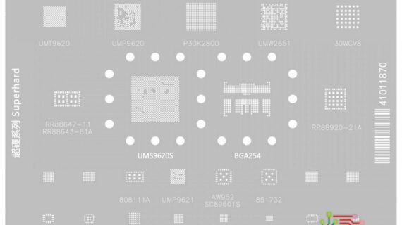 AMAOE UN3 Stencil For UMS9620S CPU