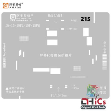 AMAOE DM-15/15PL/15P/15PM Screen iC Reballing Stencil