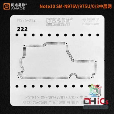 AMAOE Samsung Note10 SM-N976V/975U Middle Layer Stencil