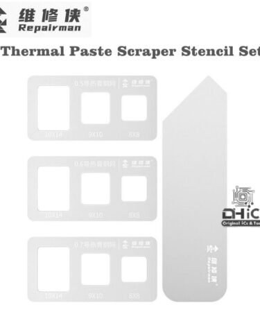 Thermal Paste Stencil + Scraper Set Repair Man