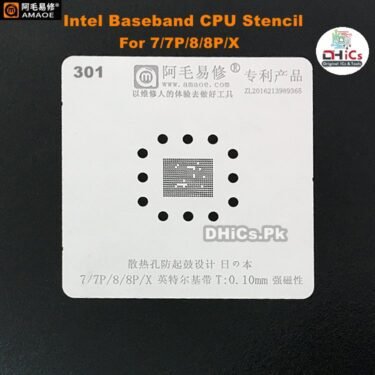 Intel Baseband CPU Stencil For iPhone 7 Series, 8 Series, X