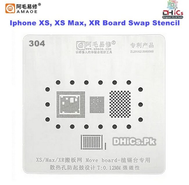 Iphone XS, XS Max, XR Board Swap Stencil