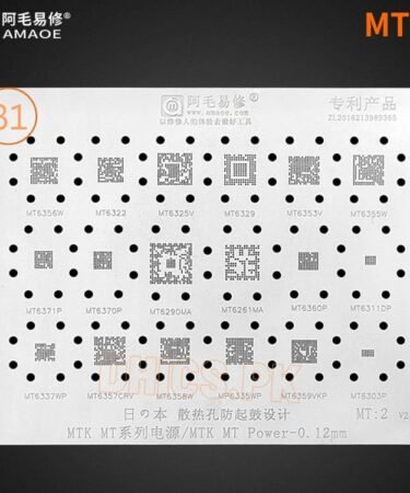 AMAOE Stencil MT2 For MTK Powerr