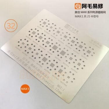 AMAOE Stencil MAX1 For Maxim Power iCs MAX77833, 77843, 77849, 77838, 77854