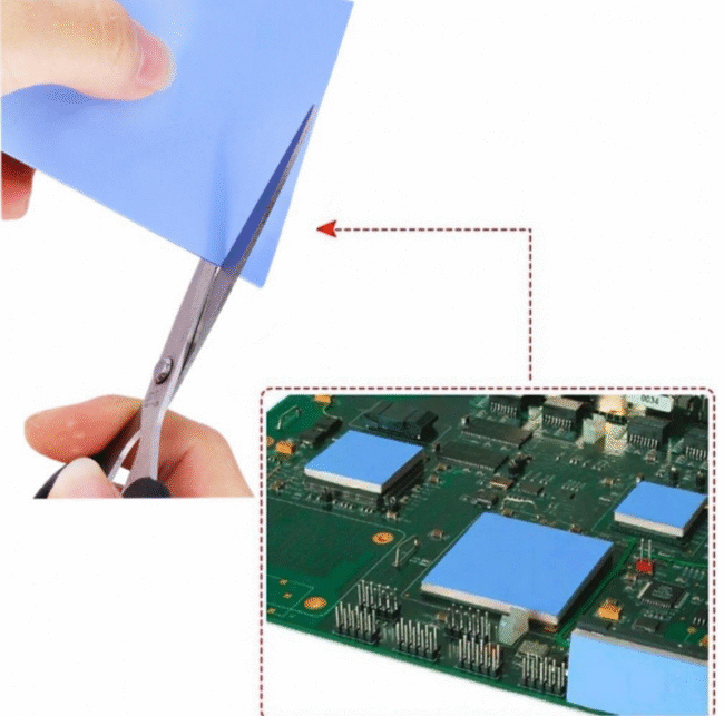 Thermal Cooling Heatsink Pad, Conductive Silicone Pad, GPU, CPU  Pre Cut 2.0 - Image 2