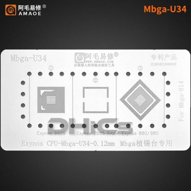 Mbga B14 Exynos CPU Magnetic Reballing Fixture - Image 4