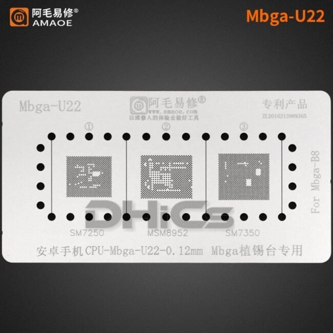 Mbga B8 Qualcomm MTK CPU Magnetic Reballing Fixture - Image 5