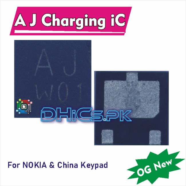 AJ, CX, W01 Charging IC For Nokia And China Keypad Phones