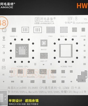 AMAOE Stencil HW8 For Mate20/20Pro/Honor V20 Kirin980 Hi3680