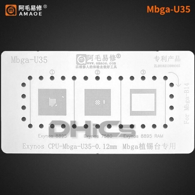 Mbga B14 Exynos CPU Magnetic Reballing Fixture - Image 5