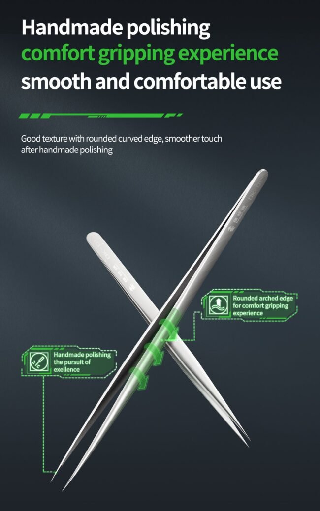 Tweezer Precise Long Sharp Tips Repair Man OK-01 - Image 7