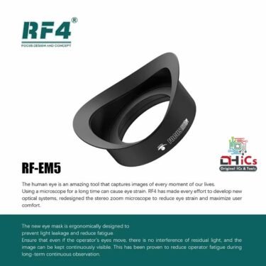 Eyepiece RF4 RF-EM5 Rubber Cover for Binocular/Trinocular Stereo Microscope - 2Pcs