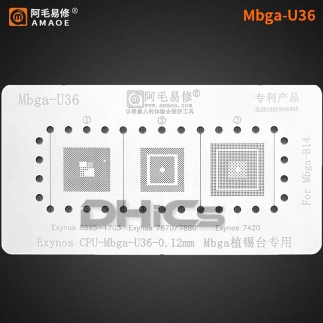 Mbga B14 Exynos CPU Magnetic Reballing Fixture - Image 6