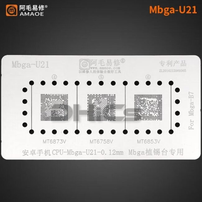 Mbga B7 MTK CPU Magnetic Reballing Fixture - Image 7