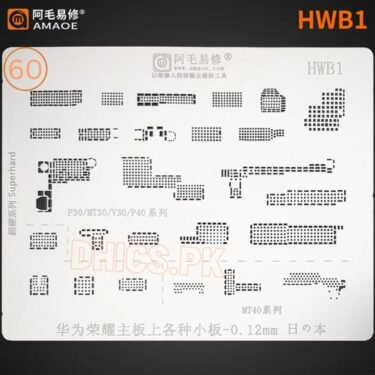 AMAOE Stencil HWB1 For Small Board Network