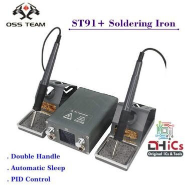 OSS TEAM ST91+ Double Handle Soldering Iron Automatic Sleep & Warmup Quickly