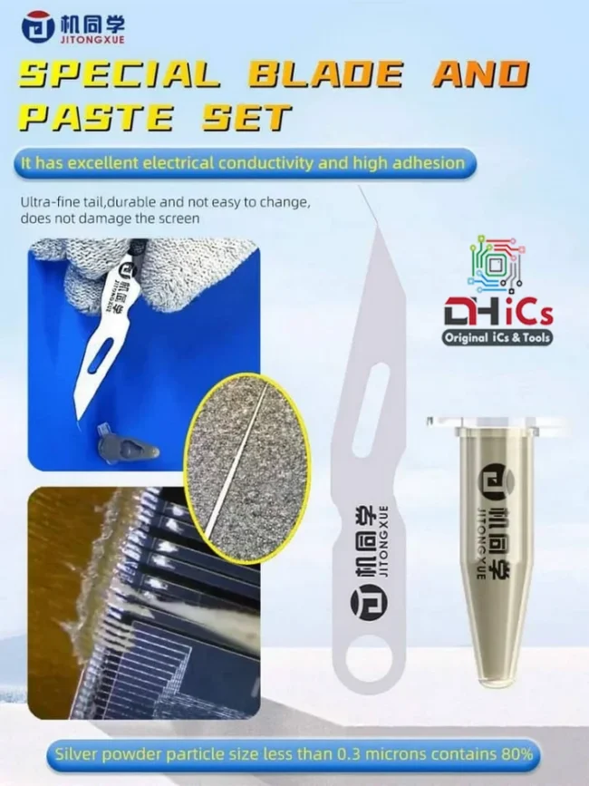 JTX Nano Conductive Silver Paste Special Blade Set