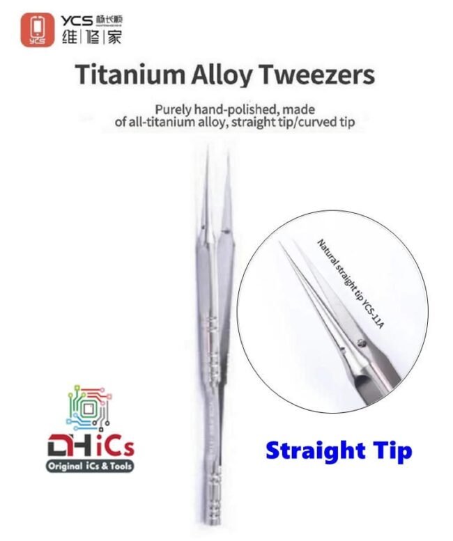 YCS-11A Titanium Alloy Straight Tweezer
