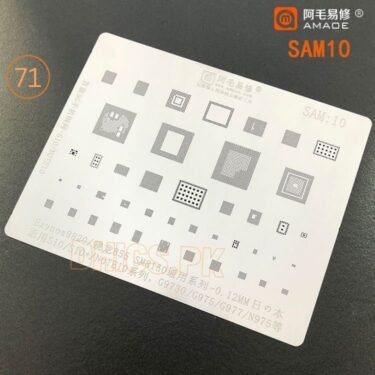 AMAOE Stencil SAM10 For Exynos 9820, SM8150 CPU Samsung S10/S10+/NOTE10