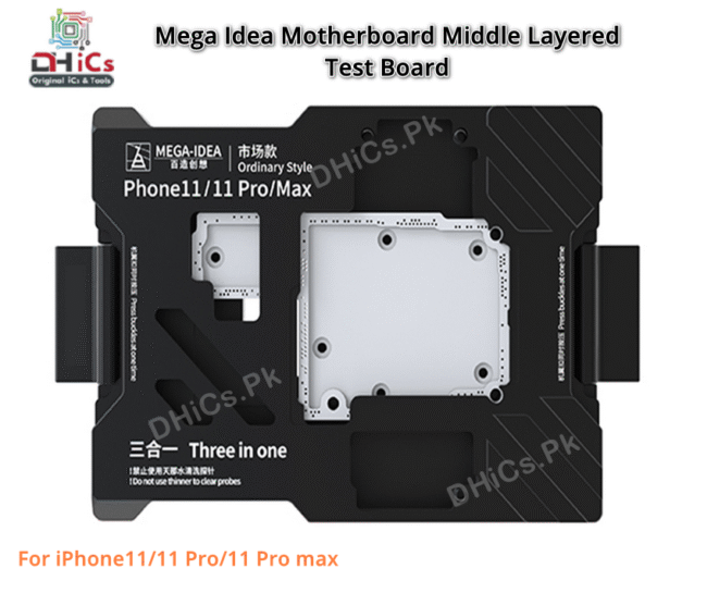 Mega-idea Motherboard Test Fixture Holder (3 in 1) For iPhone 11/11 Pro/Pro MAX Middle Frame Logic Board Test