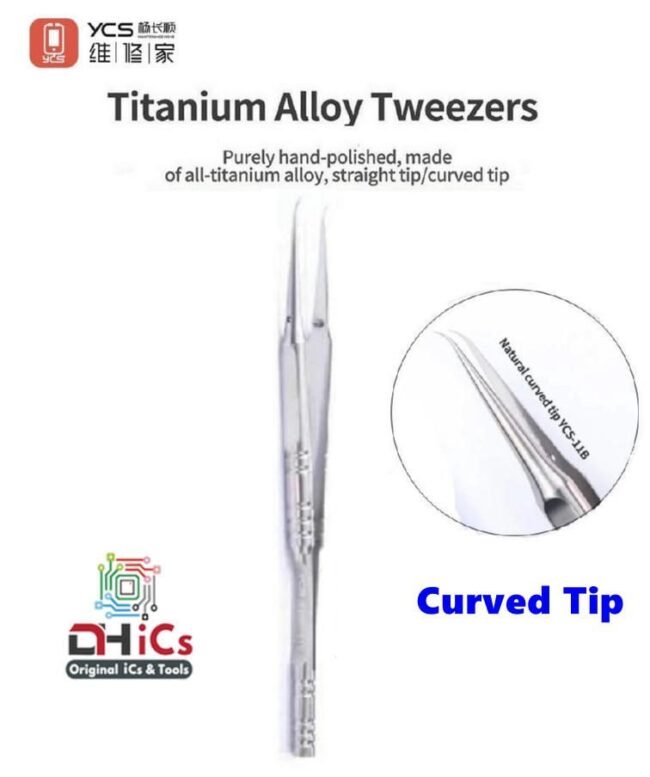 YCS-11B Titanium Alloy Curved Tweezer