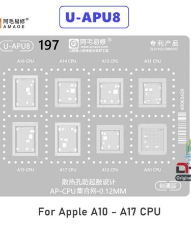 U-APU8 CPU Stencil For Apple A10 to A17