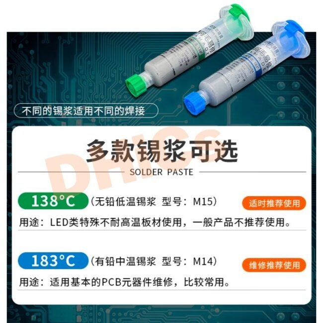 Solder Paste 138*C AMAOE M15 - Image 9