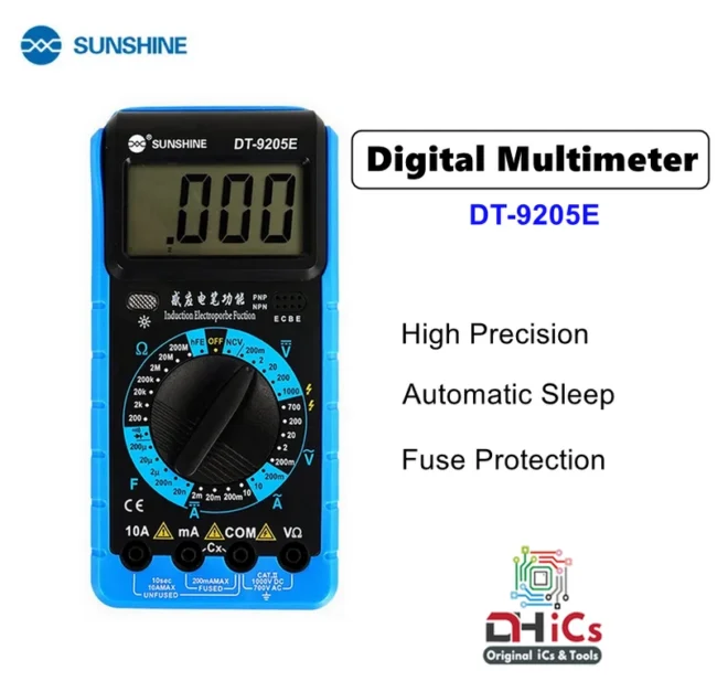 SUNSHINE DT-9205E Digital Multimeter