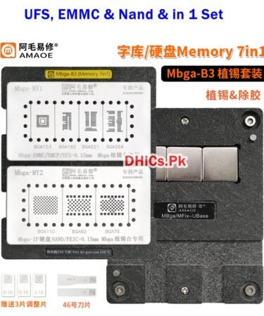 Mbga B3 EMMC UFS 7in1 Magnetic Reballing Fixture