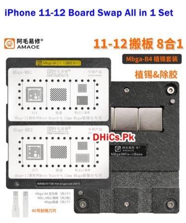 Mbga B4 iPhone CPU (A11-12 8in1) Magnetic Reballing Fixture