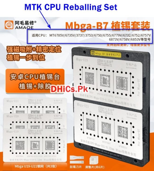 Mbga B7 MTK CPU Magnetic Reballing Fixture