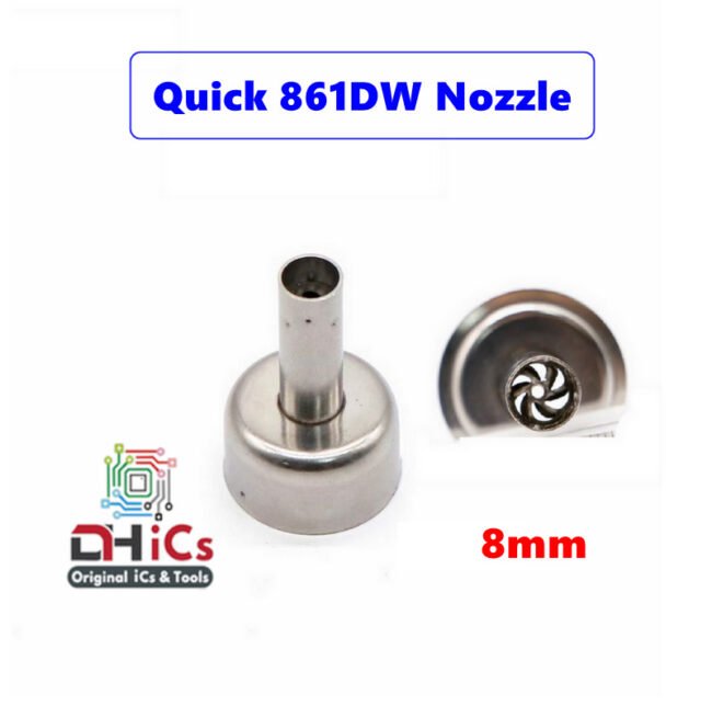 QUICK 861DW Hot Gun Round Nozzle 8mm