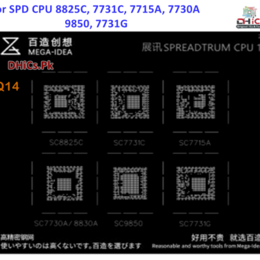Mega iDea SPD CPU1 Stencil For SC8825C, SC7731C, SC7715A, SC7730A, SC9850, SC7731G
